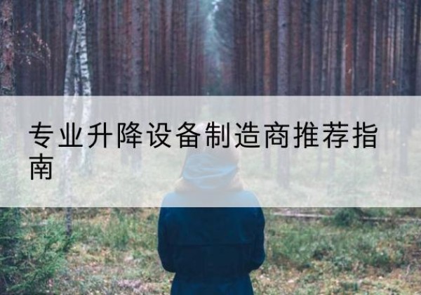 田东电动剪叉升降平台厂家-专业升降设备制造商推荐指南